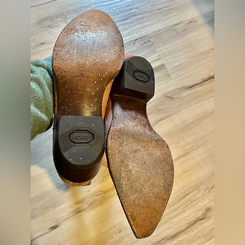 Pink Old Gringo boots - refurbished sole - Picture 8 of 14